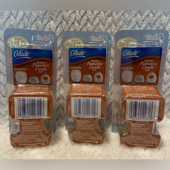 3 Glade Wisp Flameless Candle Refills French Vanilla Fits All Wisp Holders - Picture 2 of 4